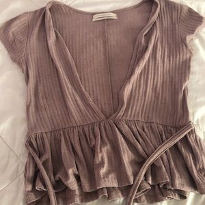 Urban Outfitters Deep V Top